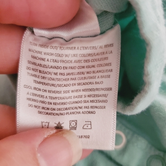 K1010 * Jessica Simpson Out of This World Onesie Green Size 3/6M - Picture 6 of 9